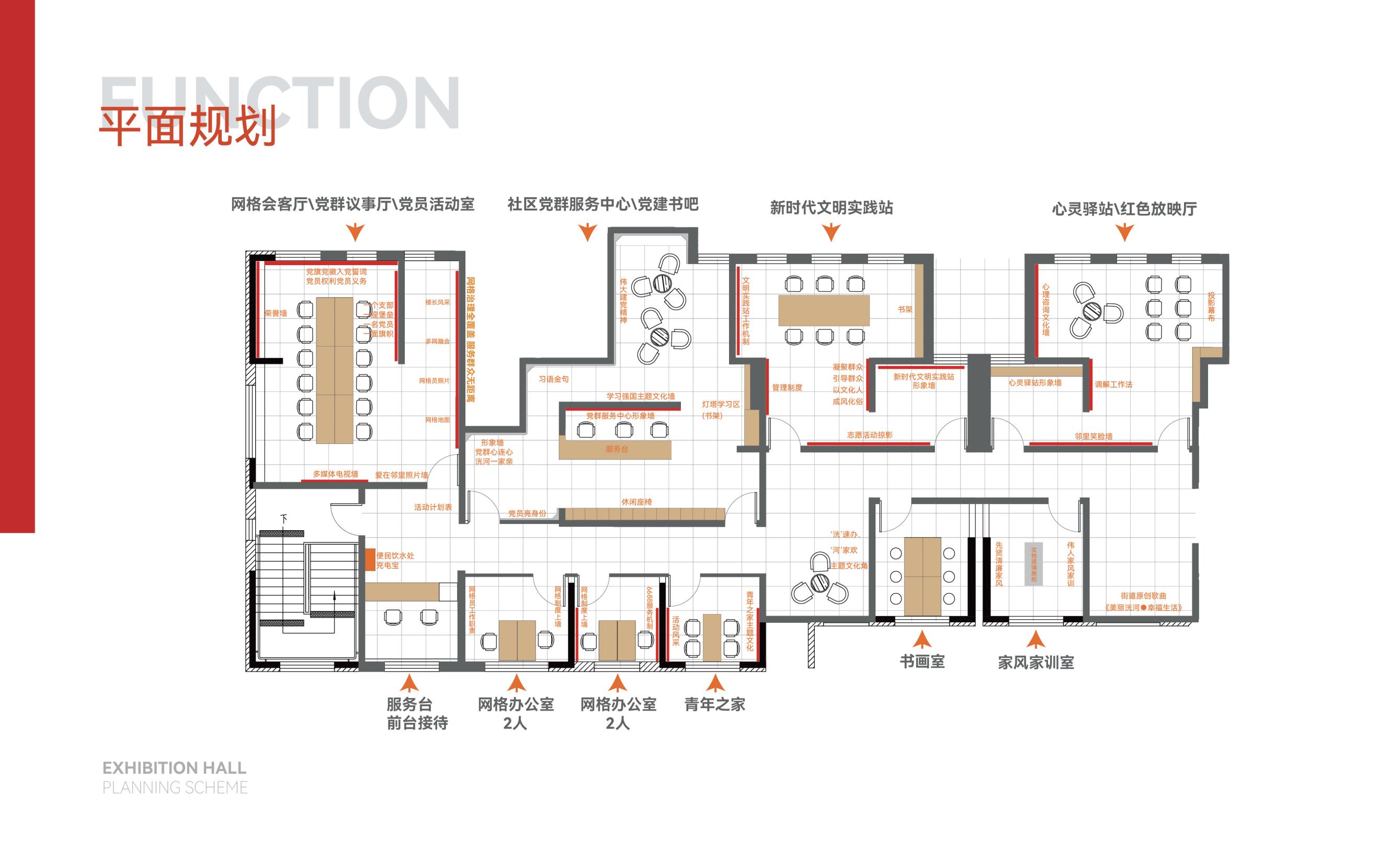 洸河街道香堤社区党群服务中心设计方案